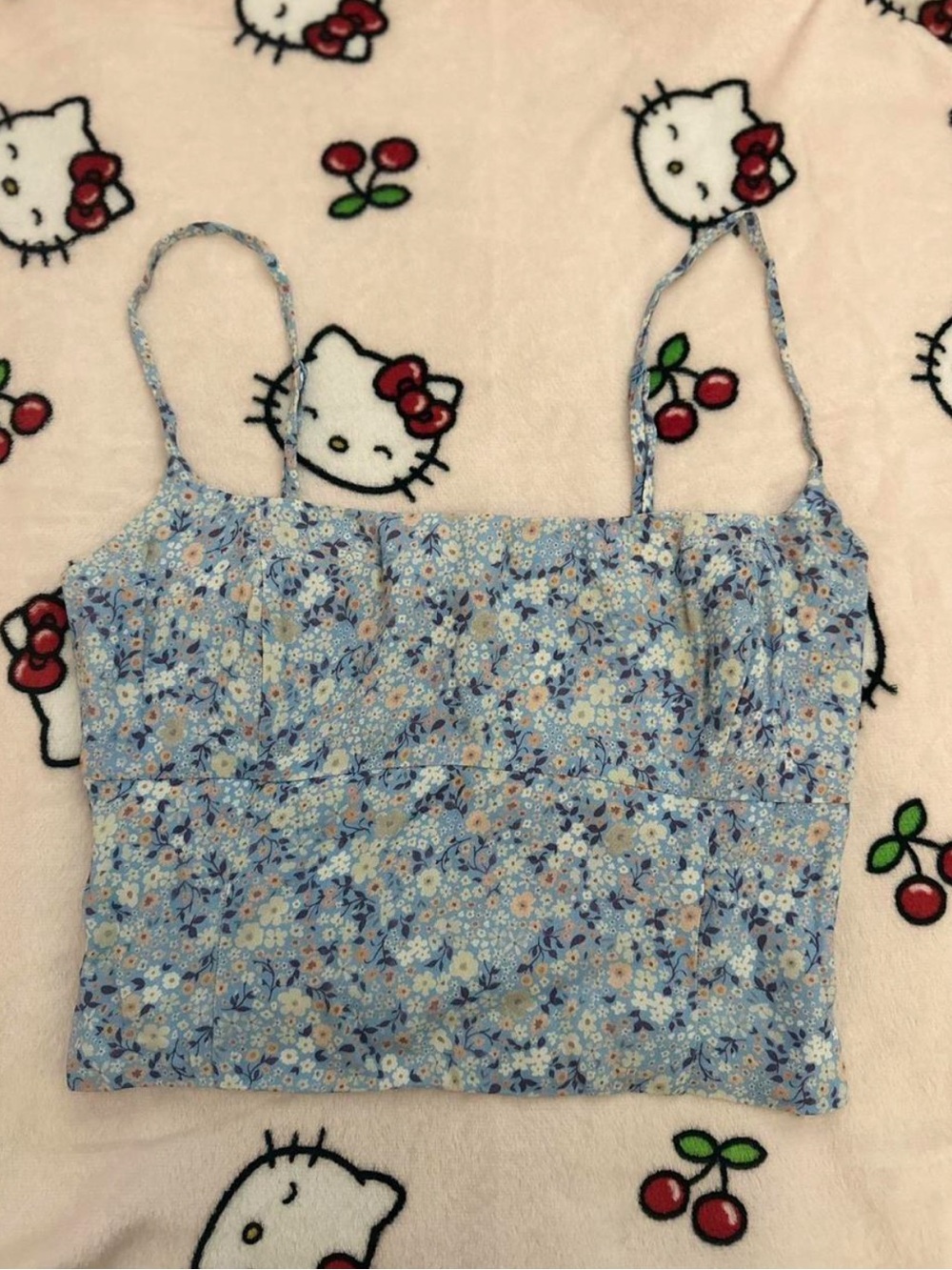 Aritzia Wilfred floral tank top